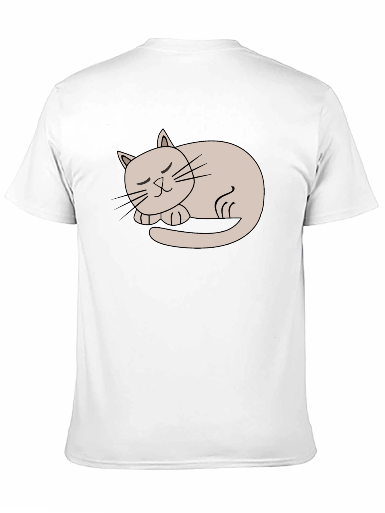 Cute Cat Nap T-Shirt - Soft Style Tee