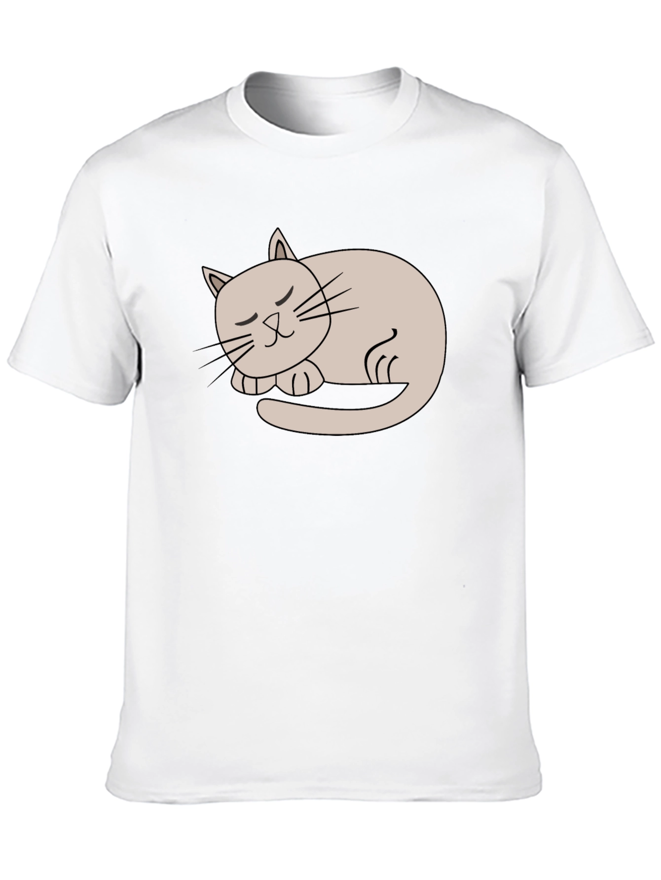 Cute Cat Nap T-Shirt - Soft Style Tee