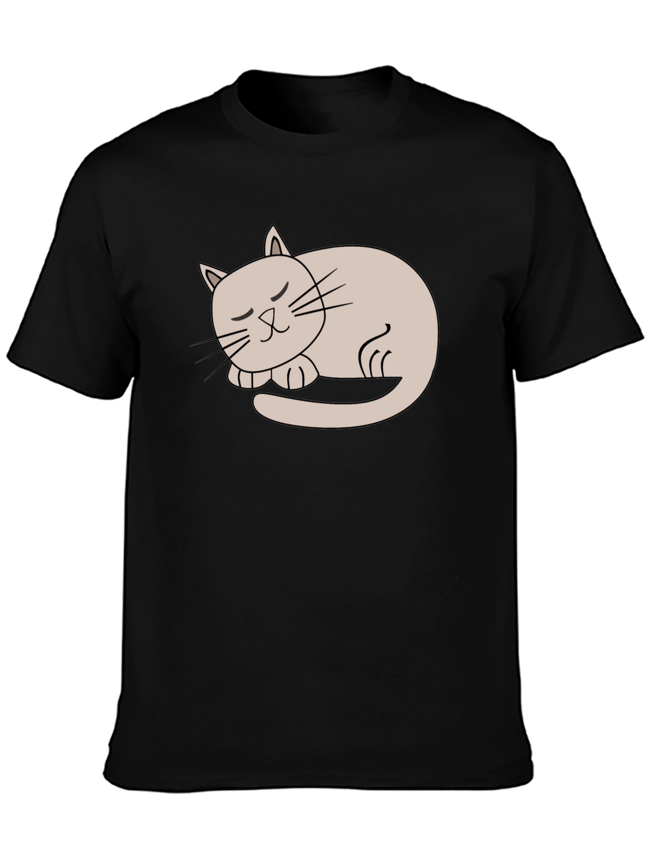 Cute Cat Nap T-Shirt - Soft Style Tee