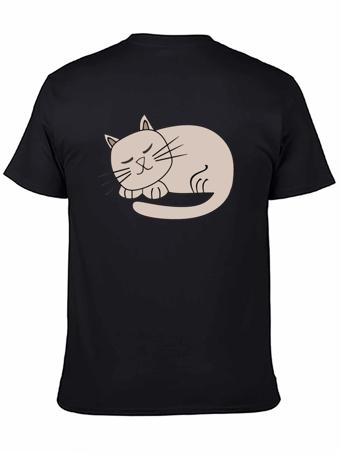 Cute Cat Nap T-Shirt - Soft Style Tee