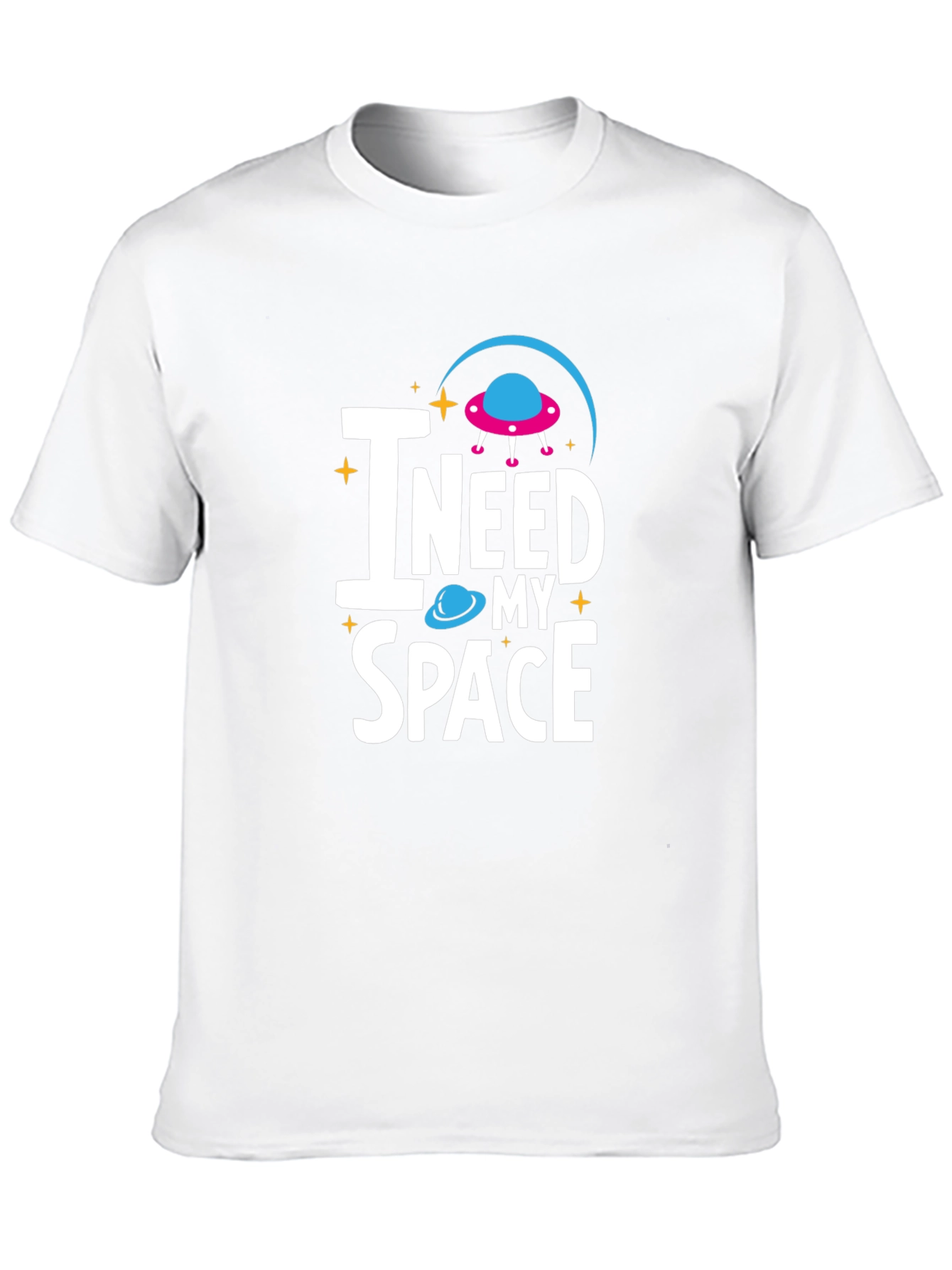 I Need My Space Graphic Tee - Comfortable Cotton Blend