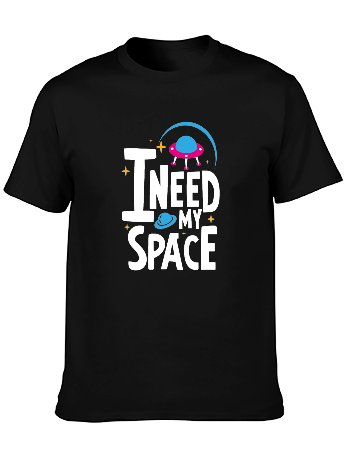 I Need My Space Graphic Tee - Comfortable Cotton Blend
