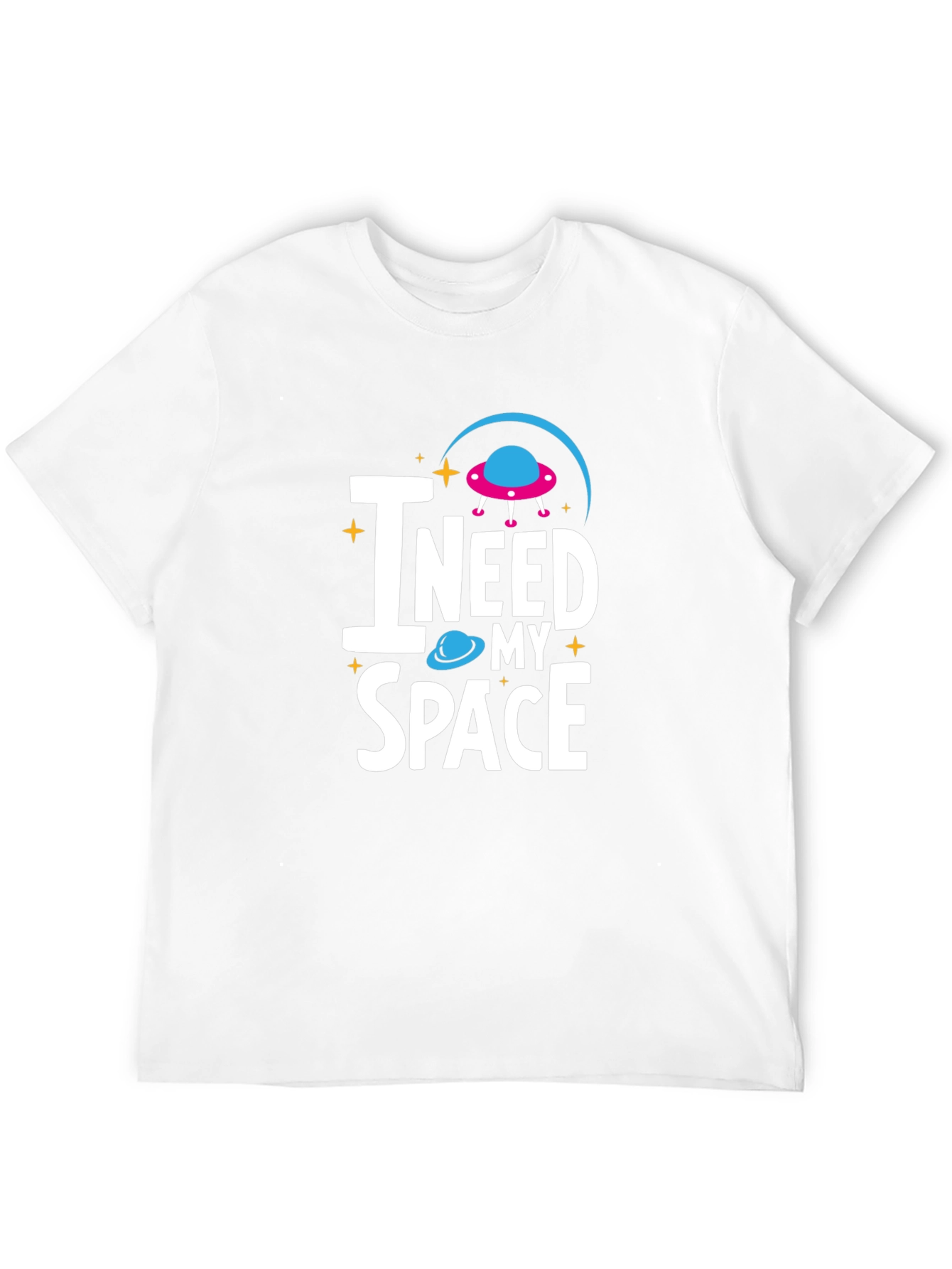 I Need My Space Graphic Tee - Comfortable Cotton Blend