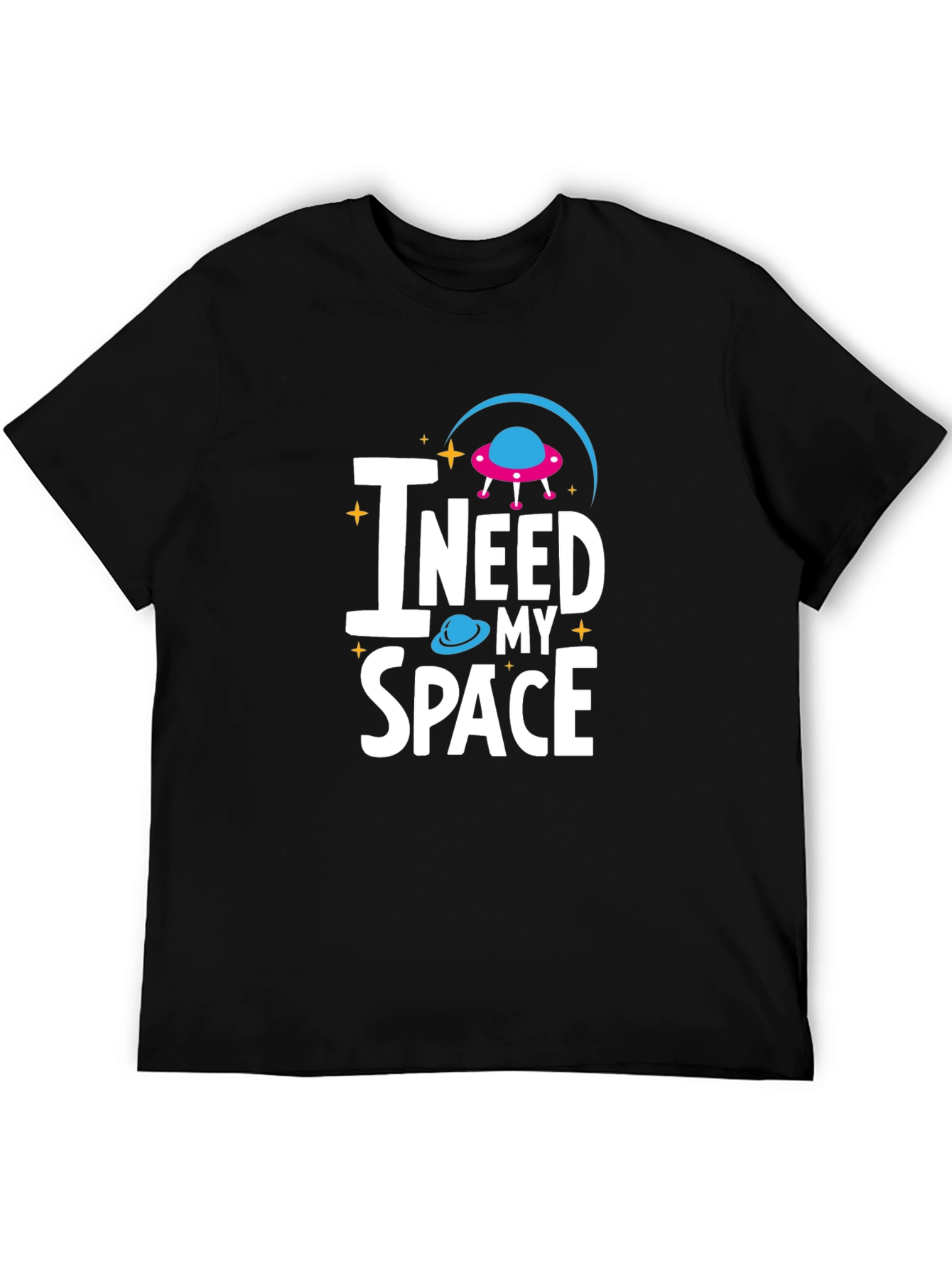 I Need My Space Graphic Tee - Comfortable Cotton Blend