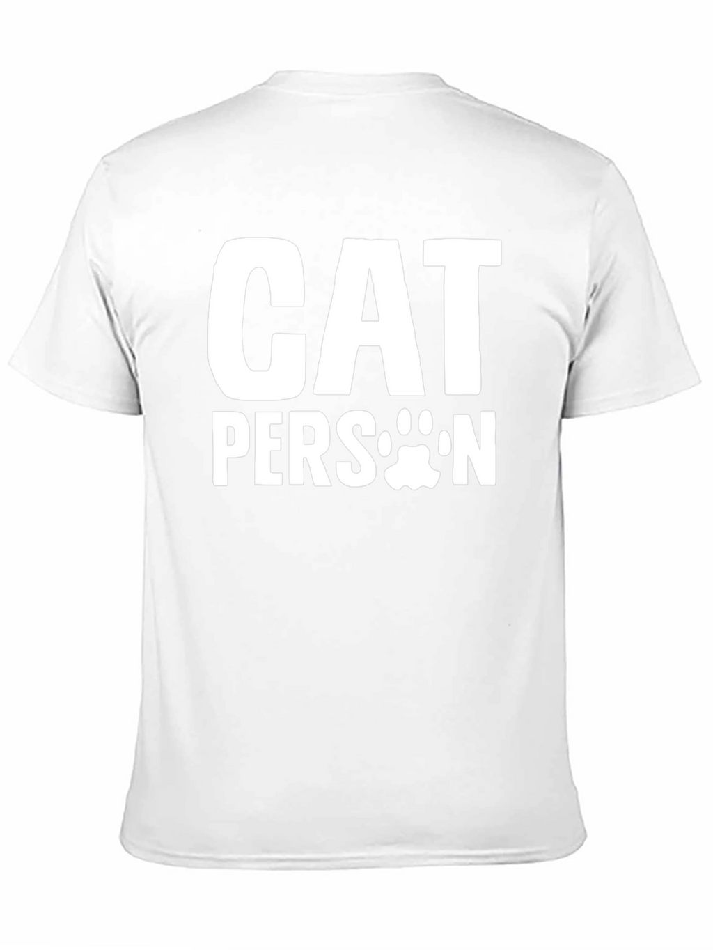 Cat Person T-Shirt - Unisex Black Tee
