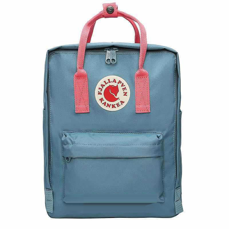 Fjallraven Kanken Classic Gray Blue with Peach Stripe