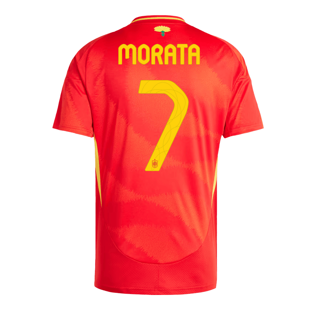 Alvaro Morata #7 Spain Home Jersey EURO 2024