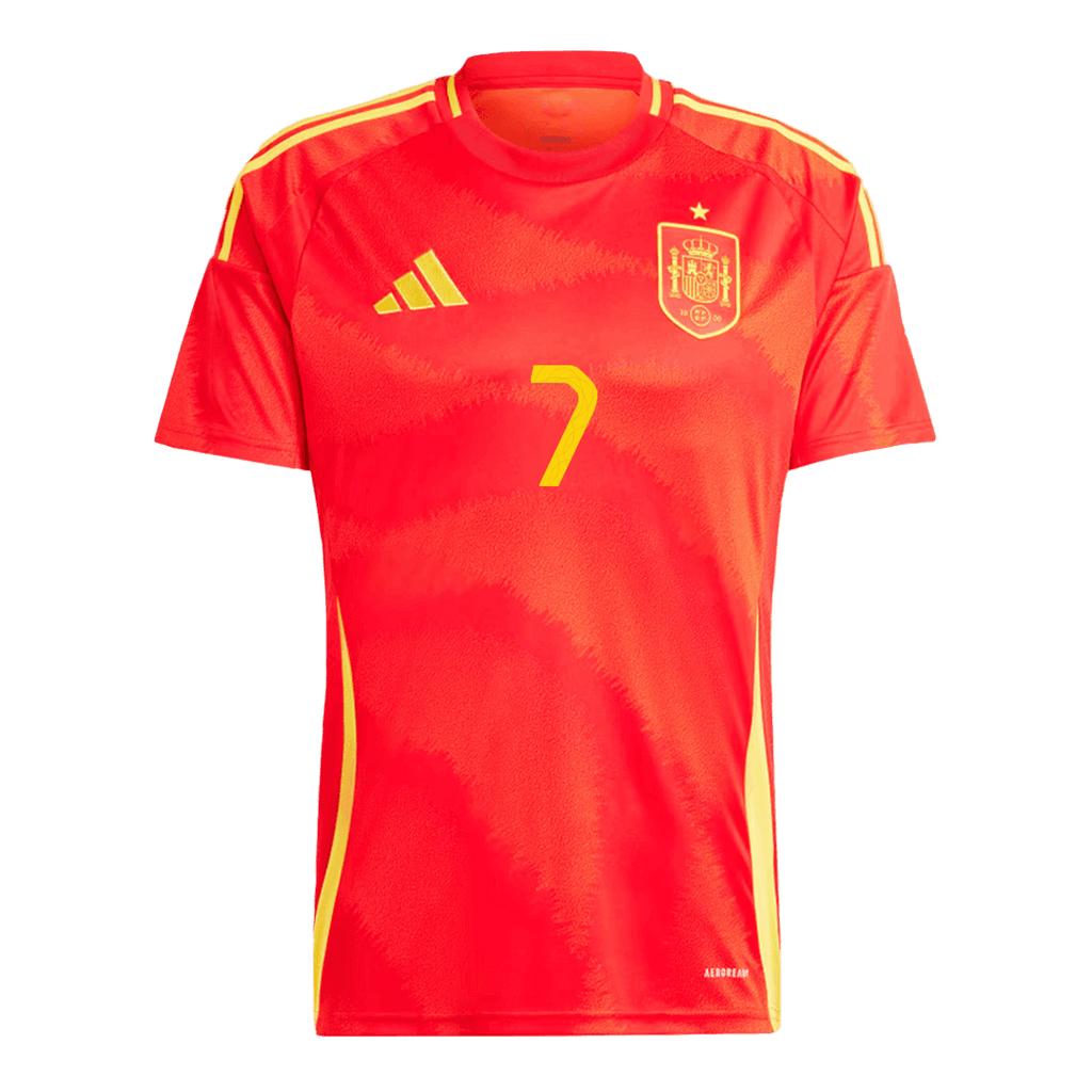 Alvaro Morata #7 Spain Home Jersey EURO 2024