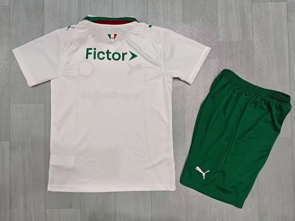 KIDS almeiras  Away Kit – White/Green