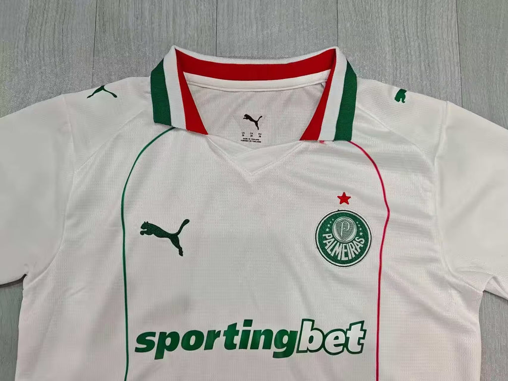 KIDS almeiras  Away Kit – White/Green