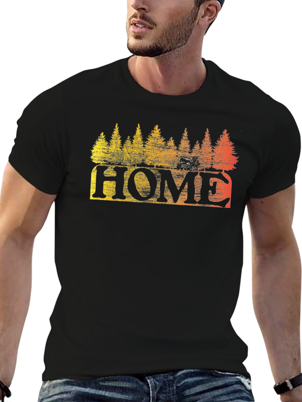 Home Forest Graphic Tee - Black