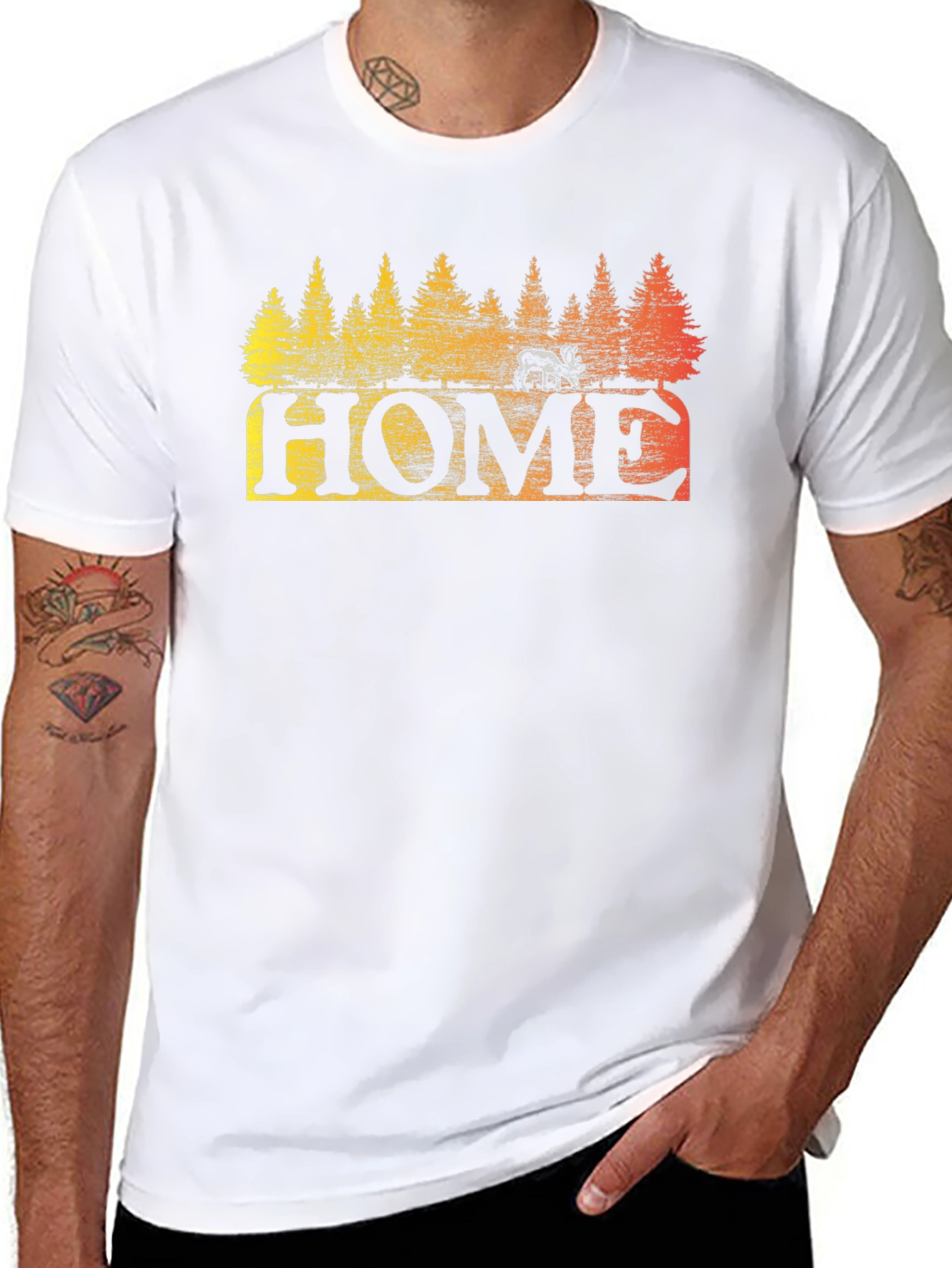 Home Forest Graphic Tee - Black