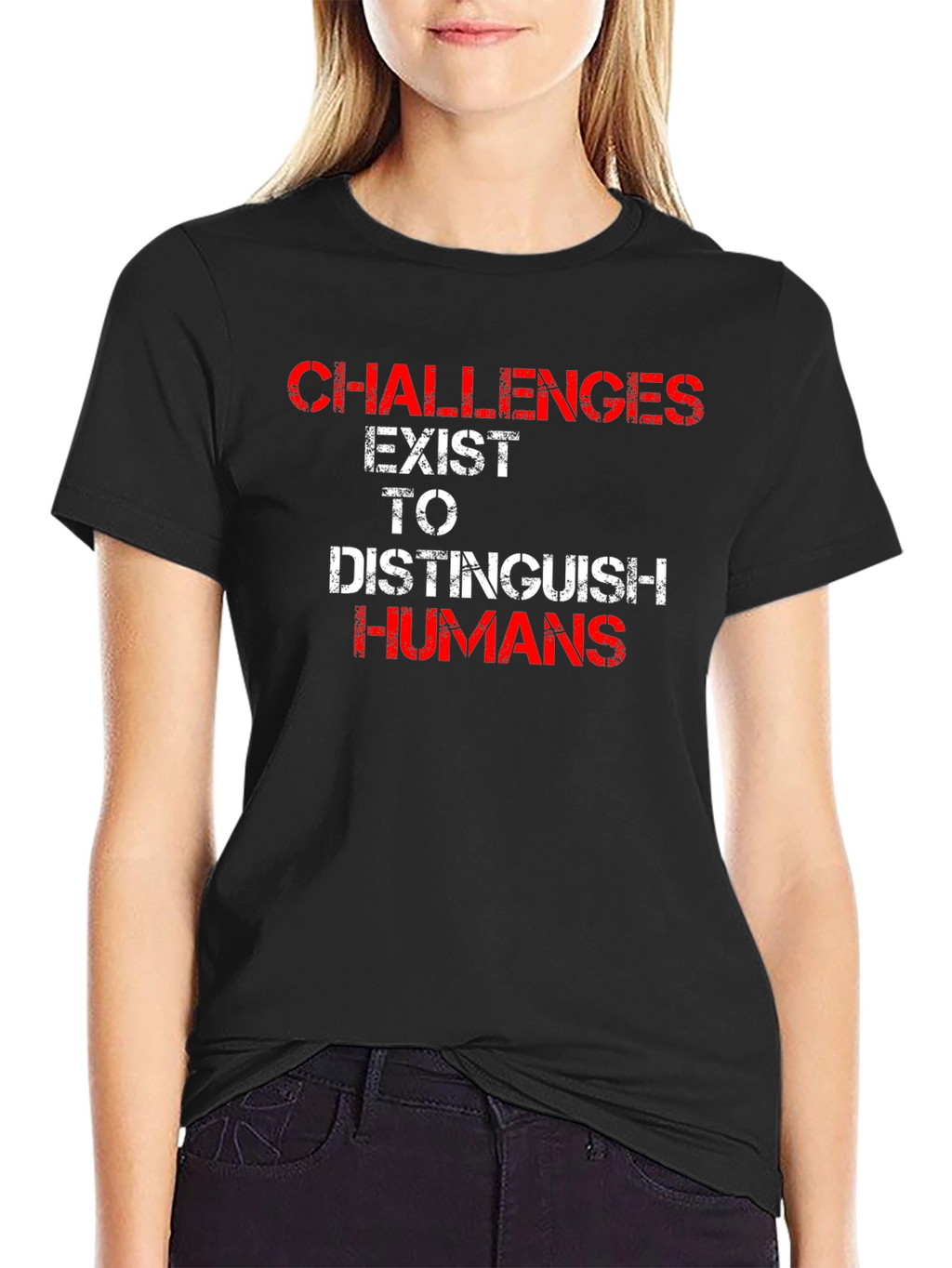 Challenges Distinguish Humans Graphic T-Shirt