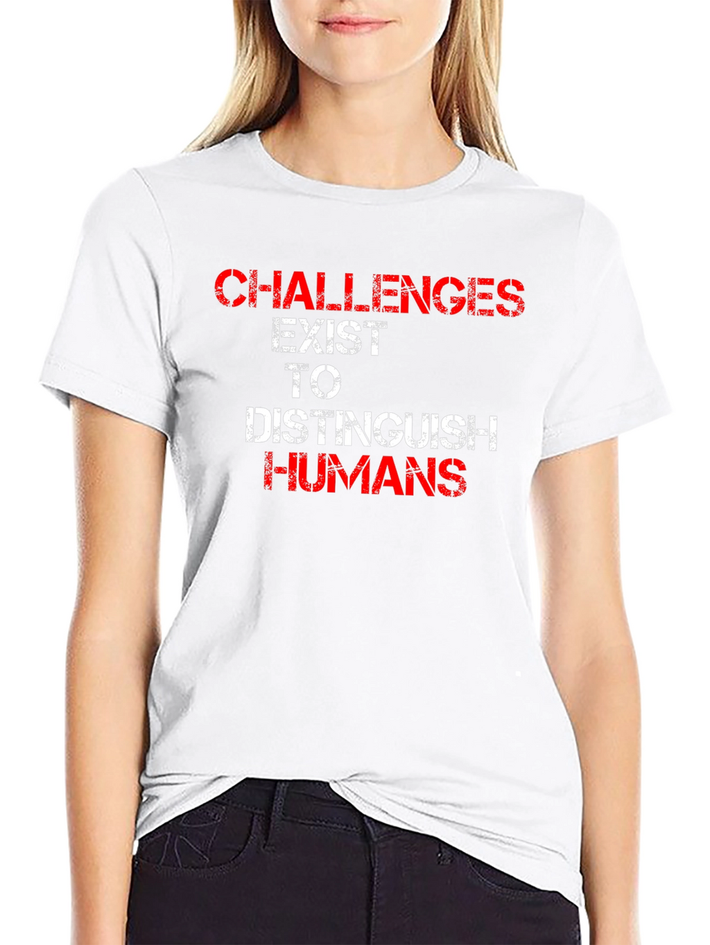 Challenges Distinguish Humans Graphic T-Shirt