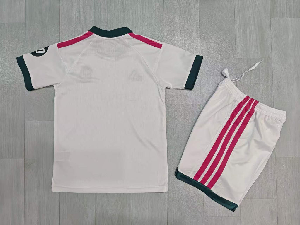 KIDS Real Madrid Home Kit – White/Red/Black