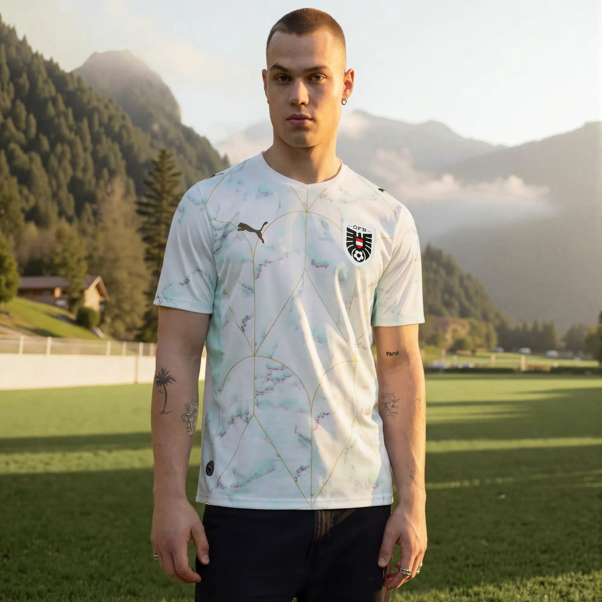 2026 Austria Men's Stadium Away Soccer Jersey （Custom）