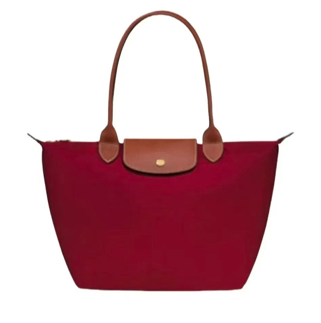 Longchamp - Small Le Pliage Handbag, Bright Red