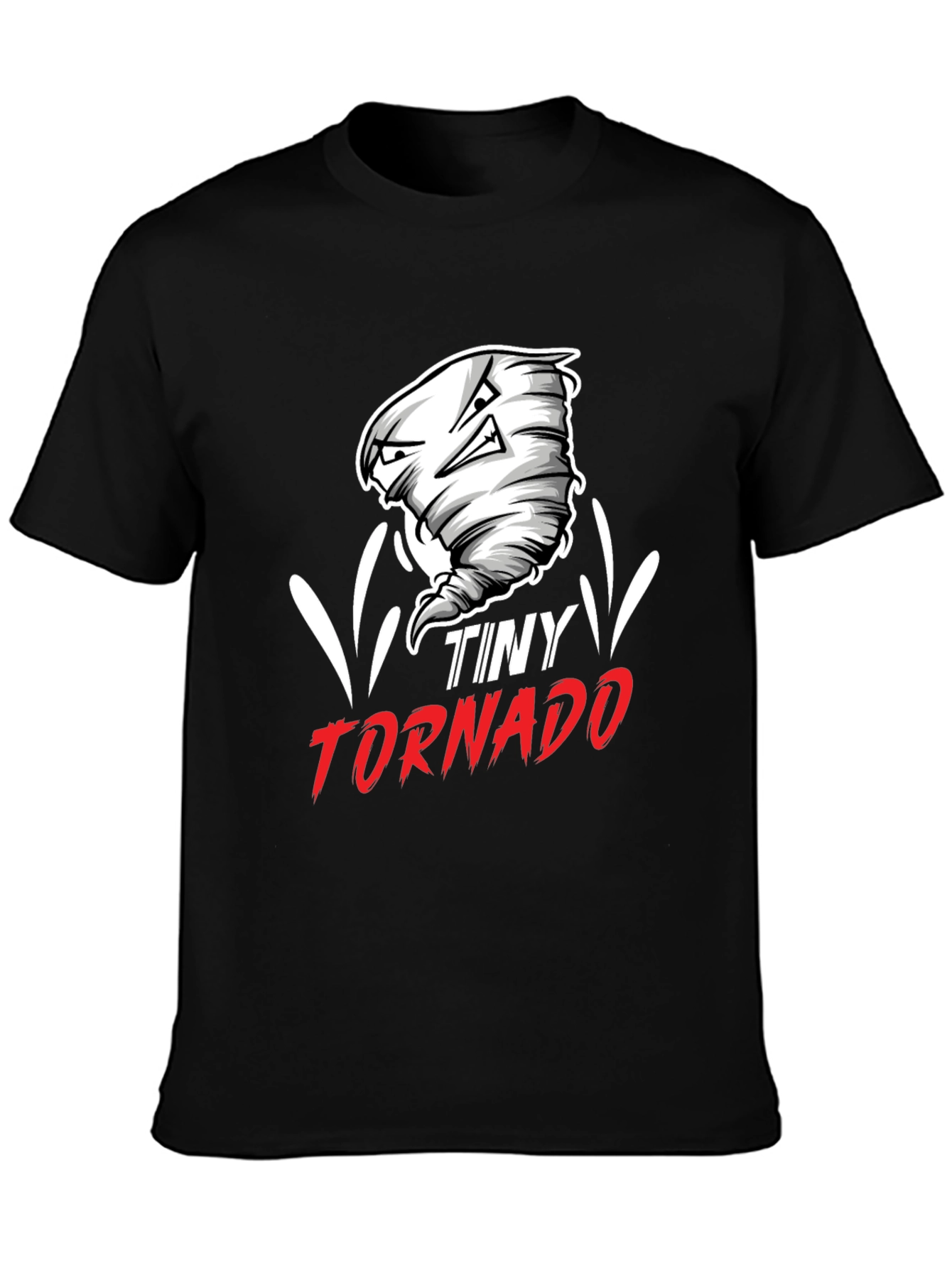 Tiny Tornado Graphic T-Shirt - Black