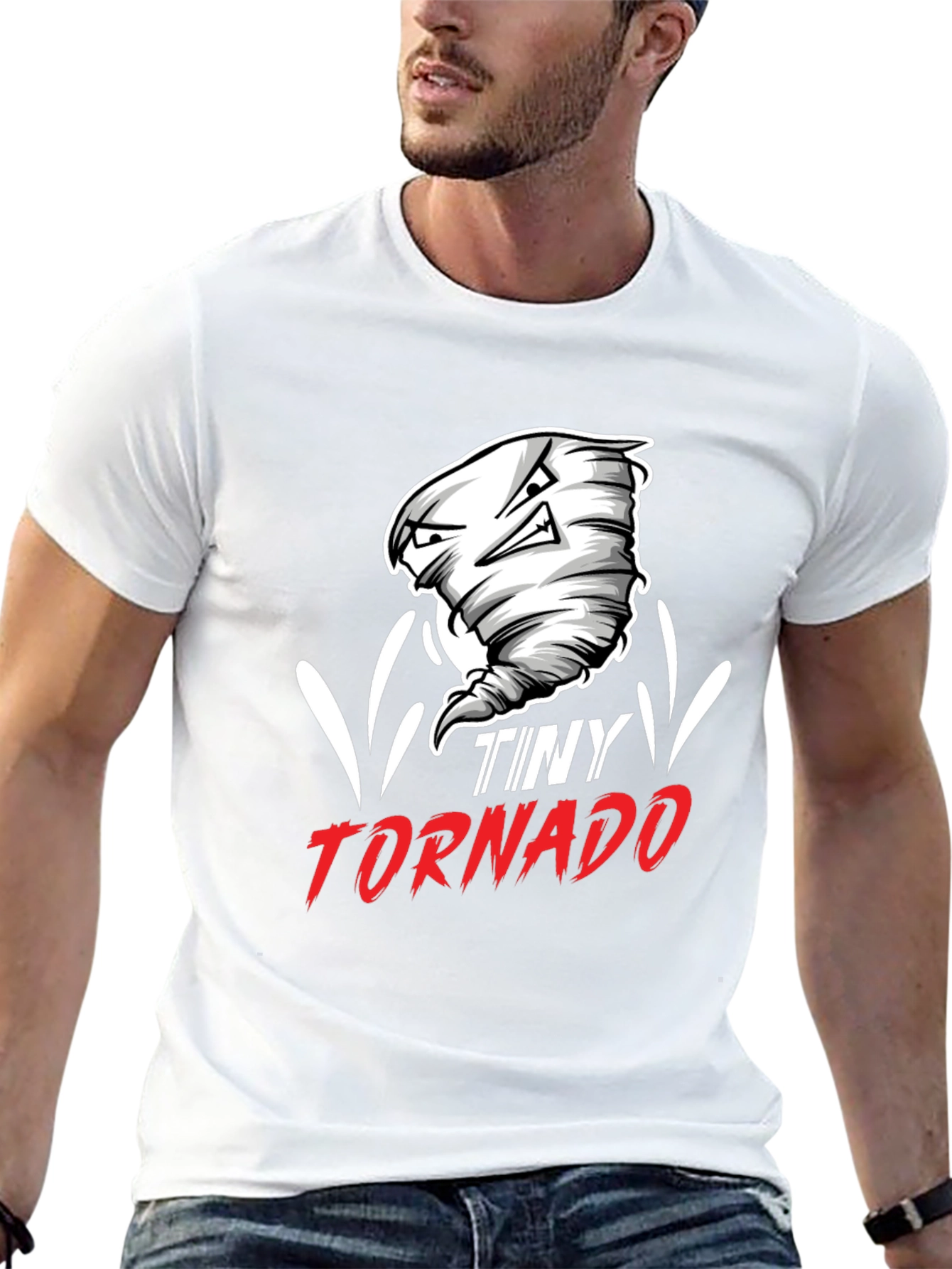 Tiny Tornado Graphic T-Shirt - Black