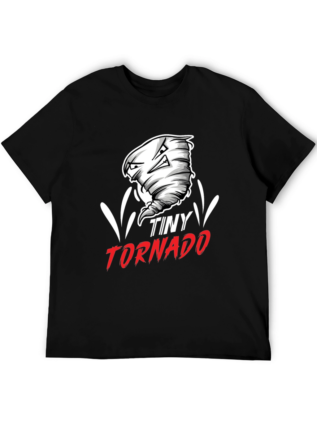Tiny Tornado Graphic T-Shirt - Black