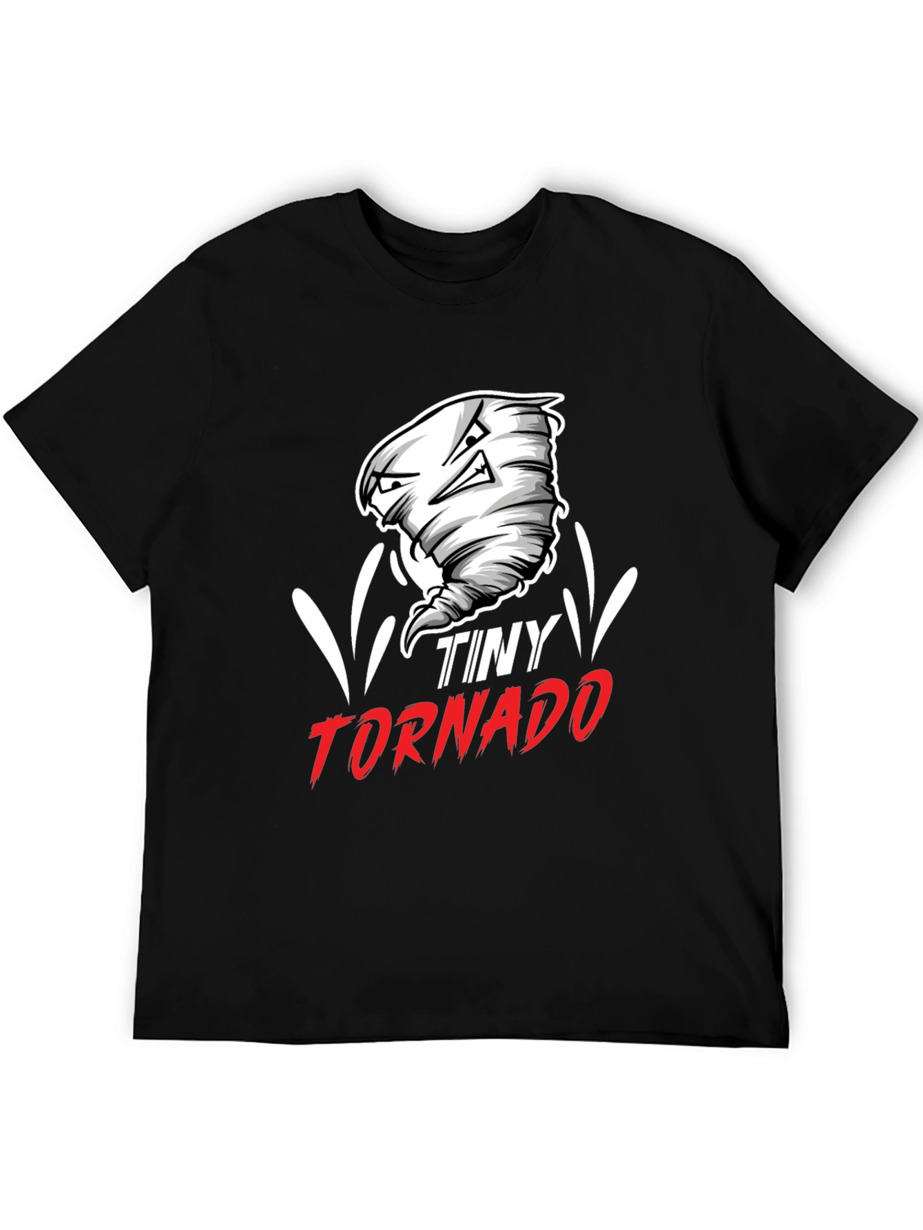Tiny Tornado Graphic T-Shirt - Black
