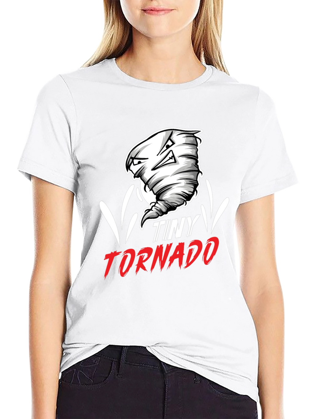 Tiny Tornado Graphic T-Shirt - Black