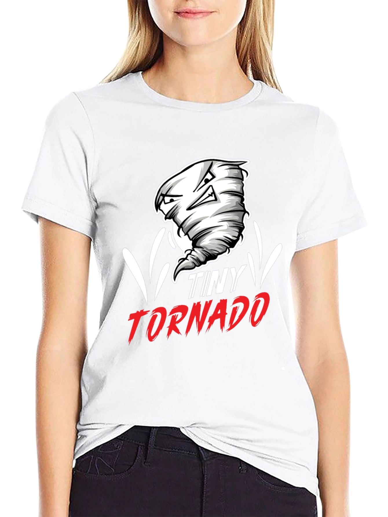 Tiny Tornado Graphic T-Shirt - Black