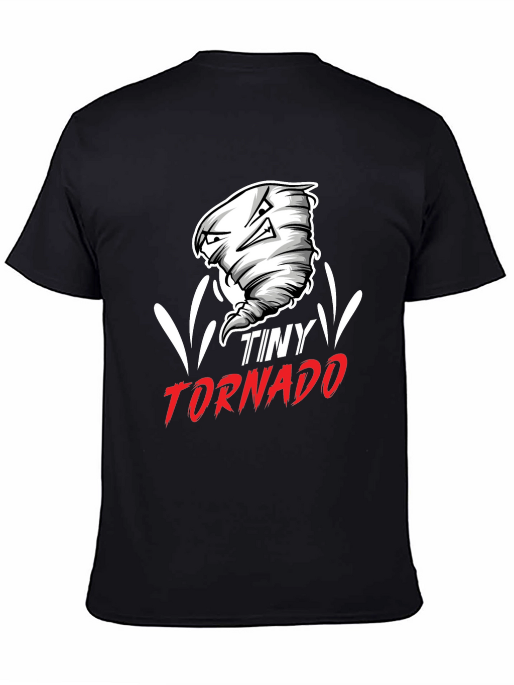 Tiny Tornado Graphic T-Shirt - Black