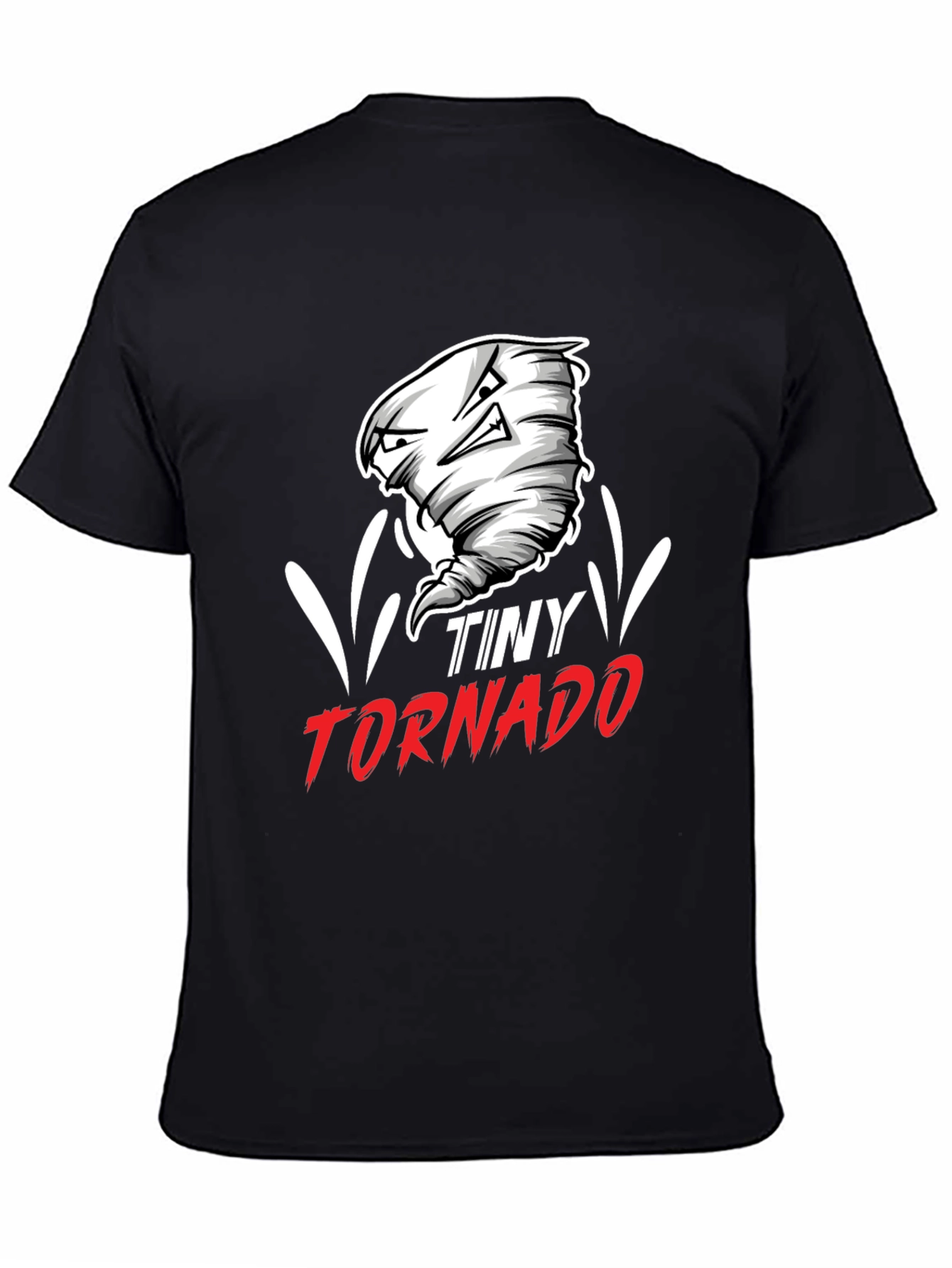 Tiny Tornado Graphic T-Shirt - Black