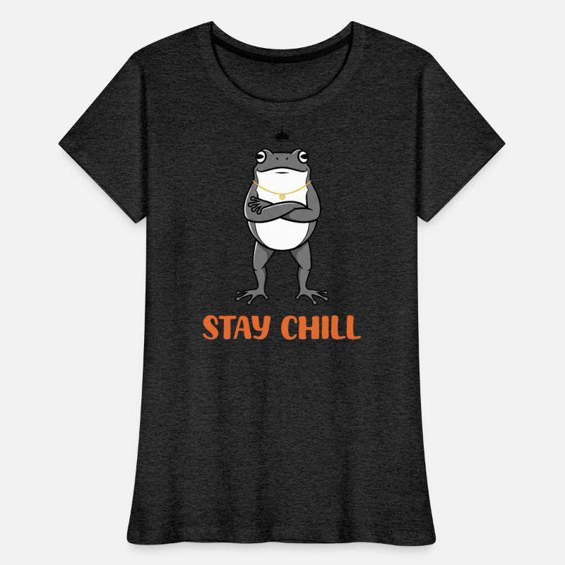 Chill Frog with Crossed Arms Design