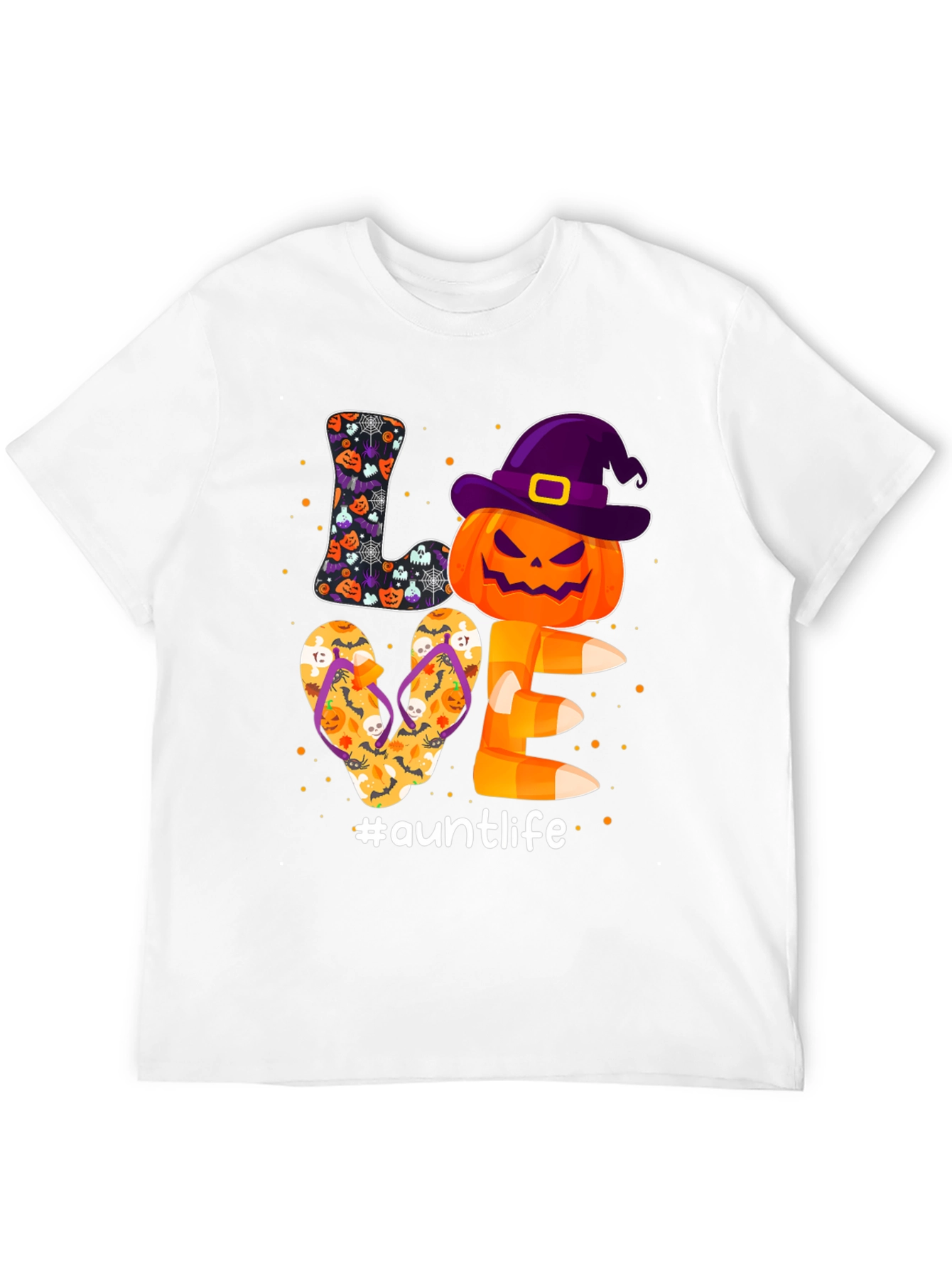 Auntlife Halloween Love T-Shirt