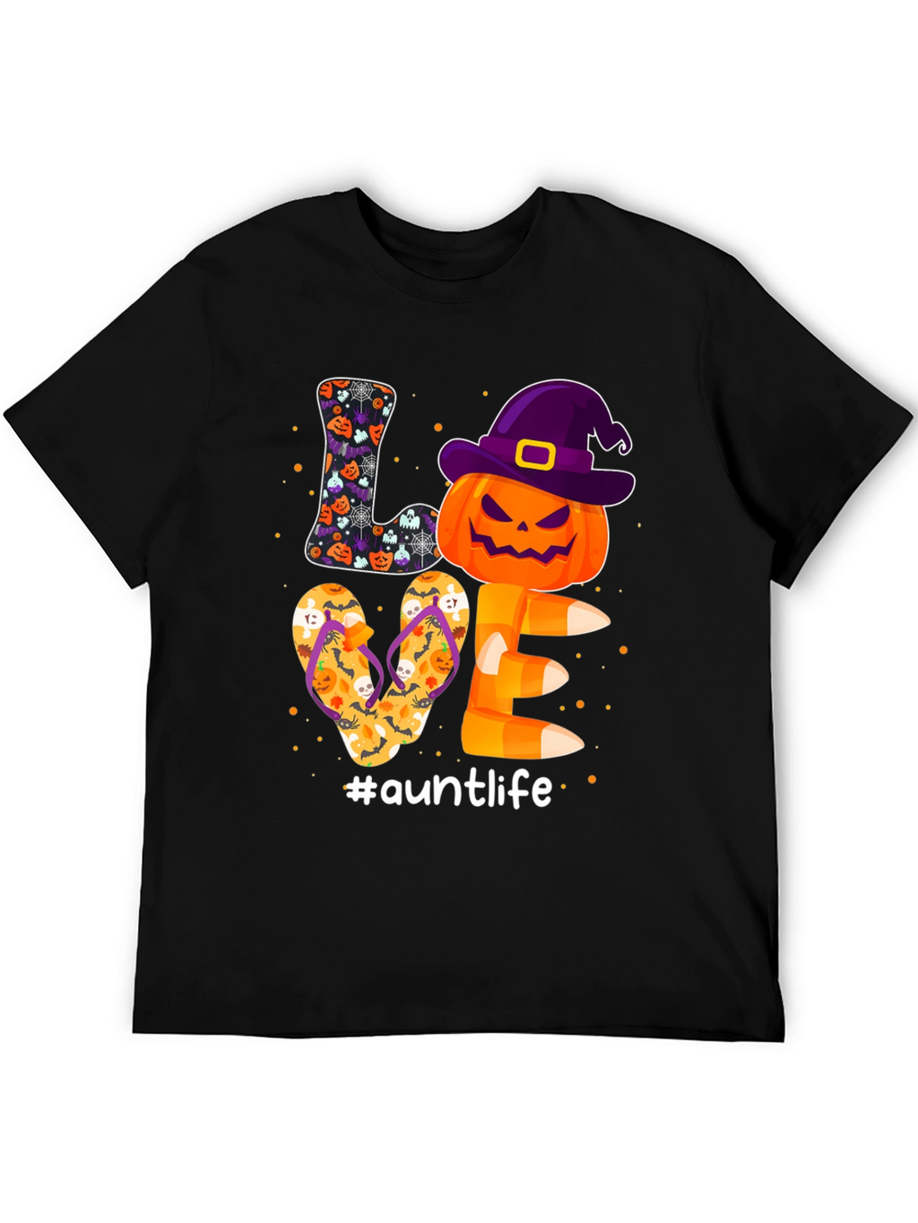 Auntlife Halloween Love T-Shirt