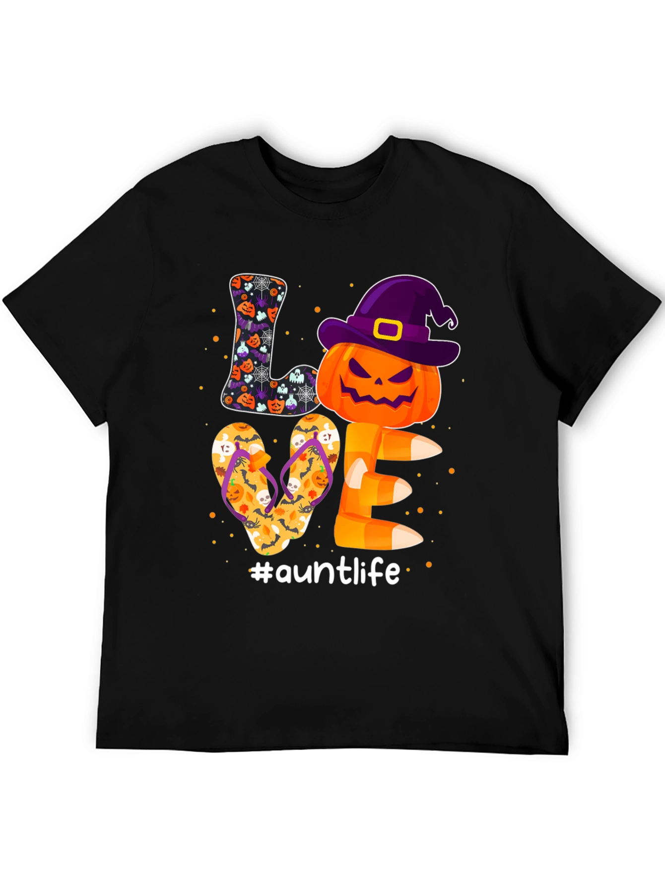 Auntlife Halloween Love T-Shirt