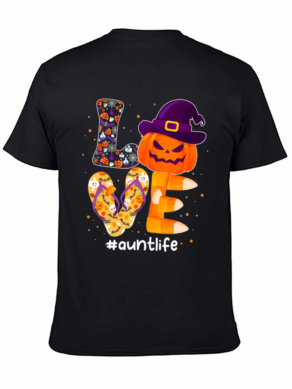 Auntlife Halloween Love T-Shirt