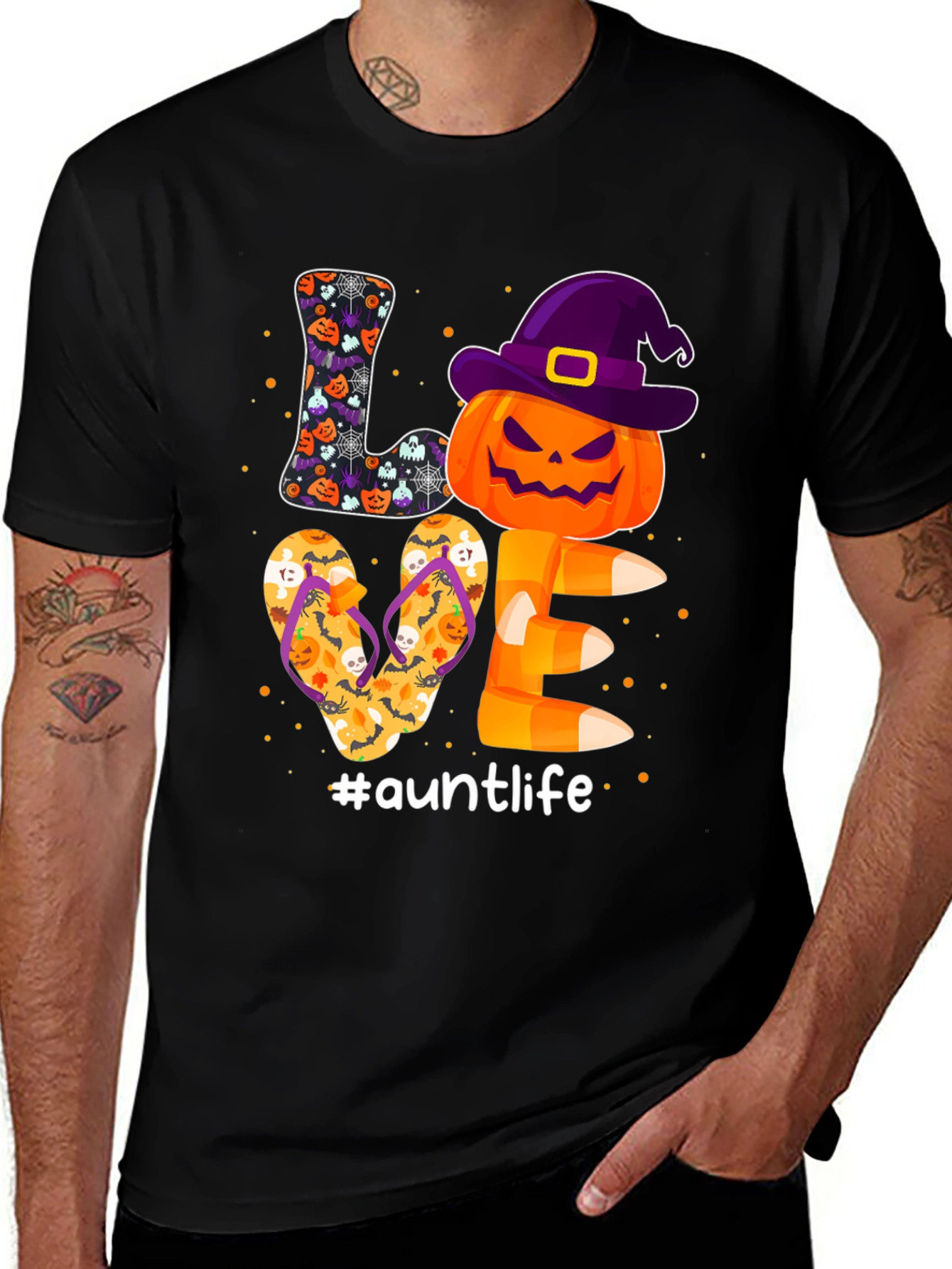 Auntlife Halloween Love T-Shirt