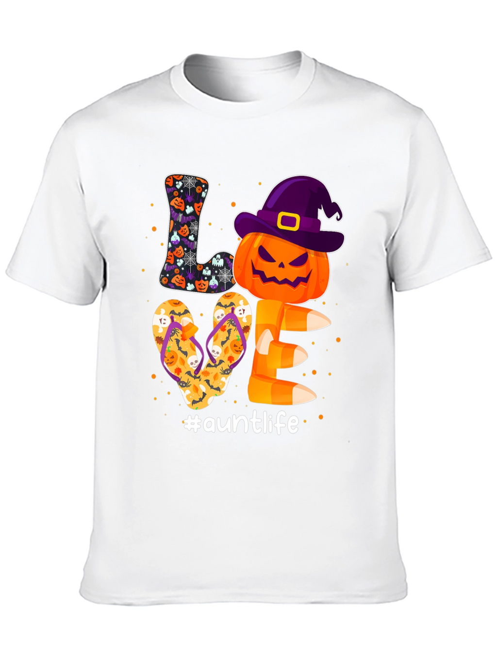 Auntlife Halloween Love T-Shirt