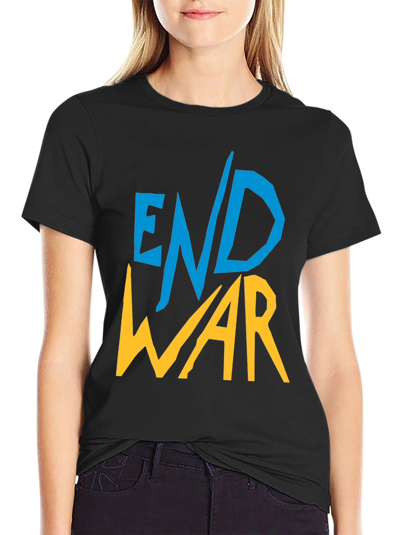 End War Graphic Tee - Unisex Black T-Shirt