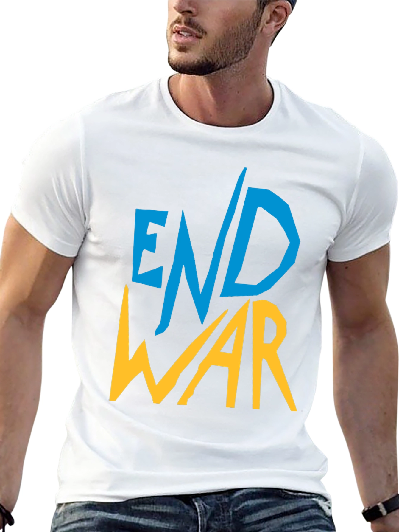 End War Graphic Tee - Unisex Black T-Shirt