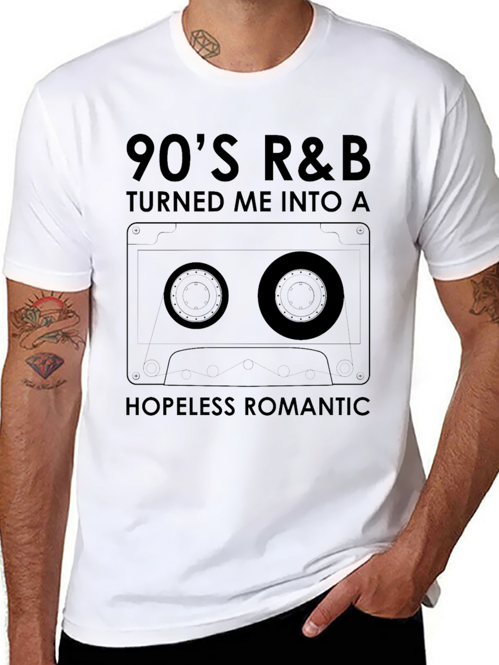 90s R&B Cassette Tape T-Shirt