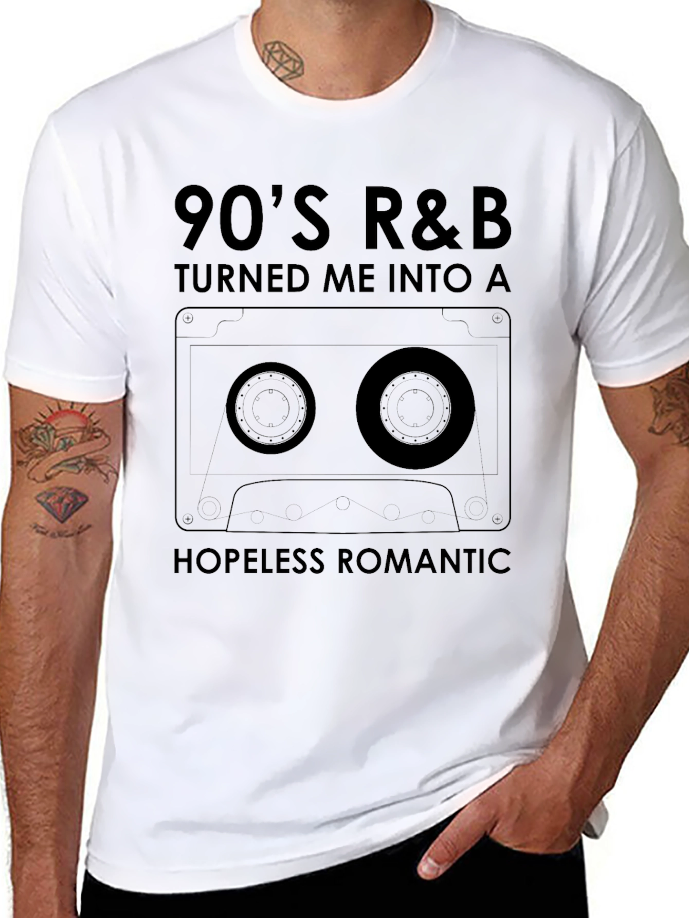 90s R&B Cassette Tape T-Shirt