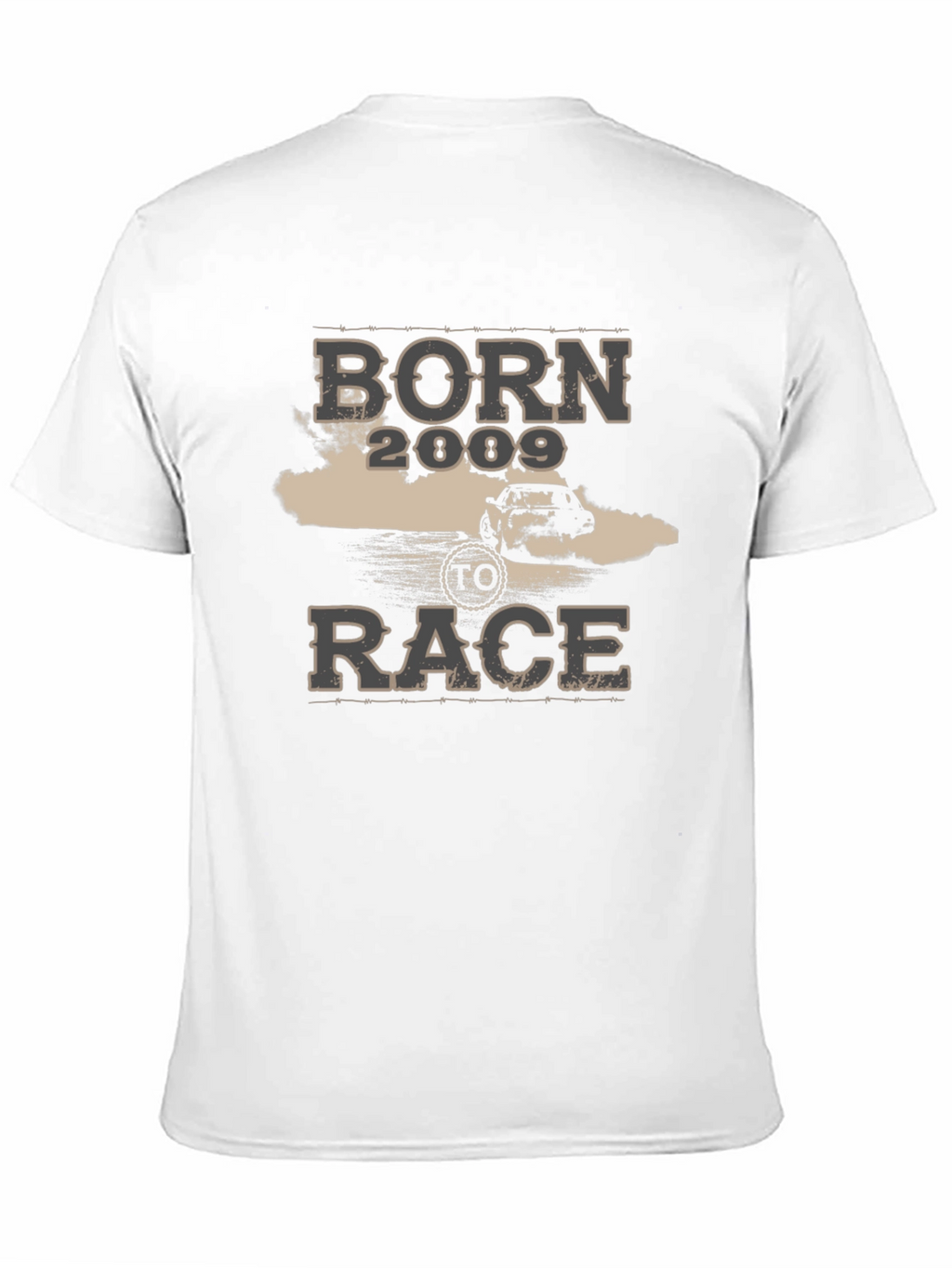 Born to Race 2009 Black T-Shirt