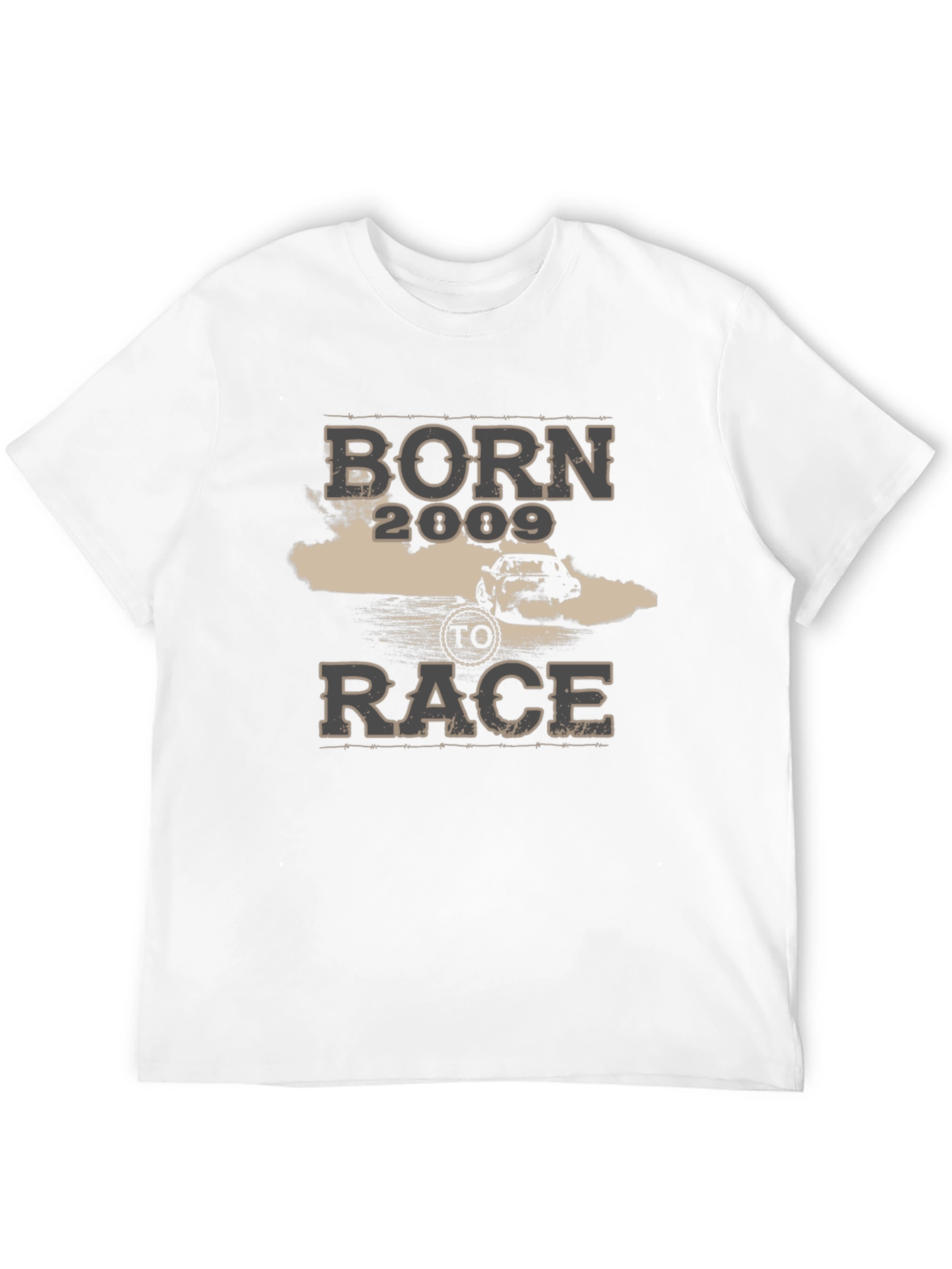 Born to Race 2009 Black T-Shirt