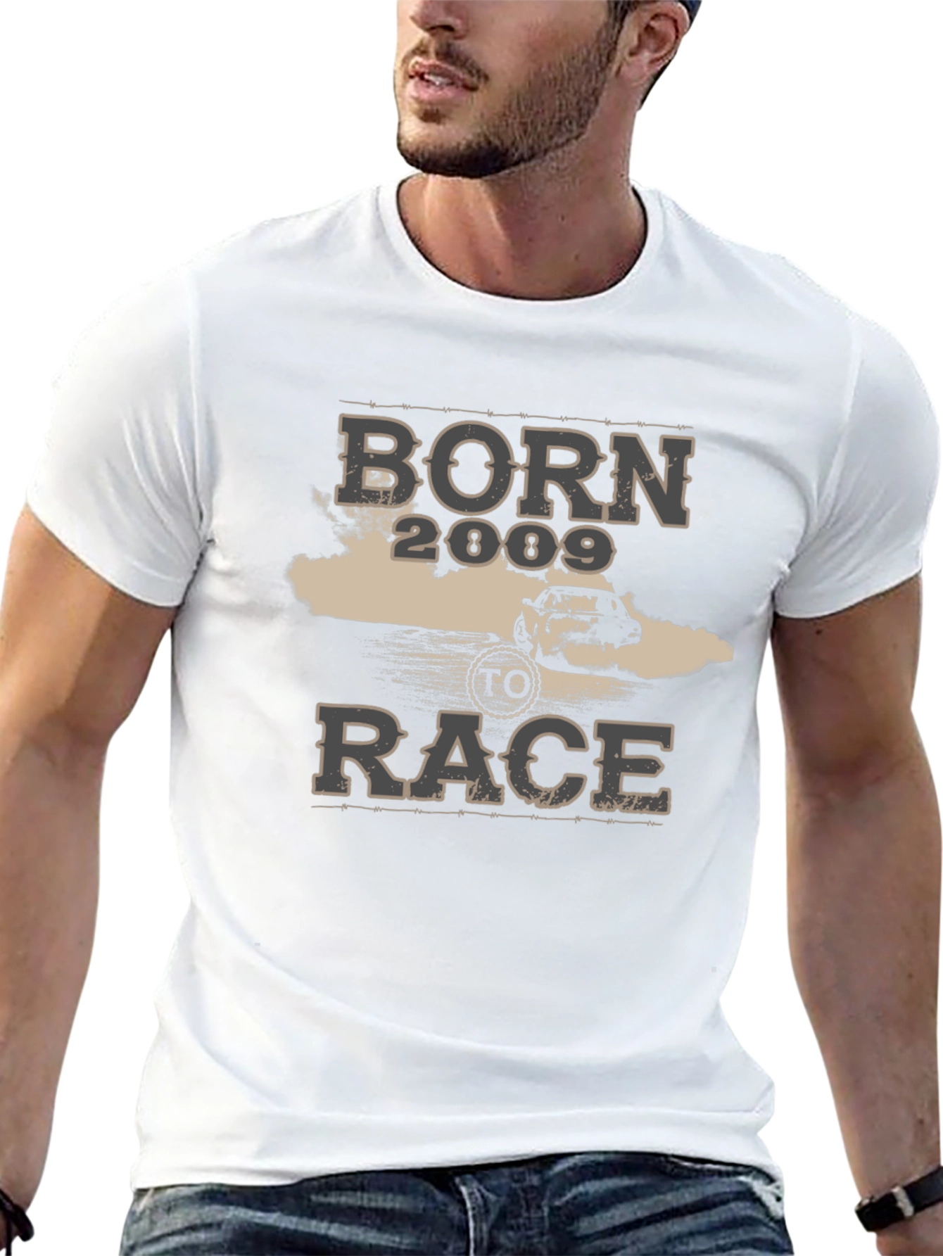 Born to Race 2009 Black T-Shirt