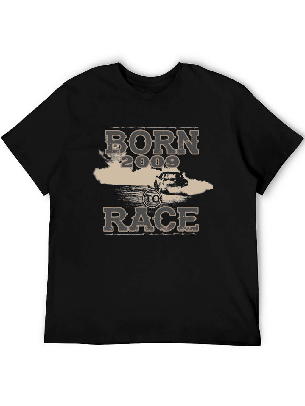 Born to Race 2009 Black T-Shirt