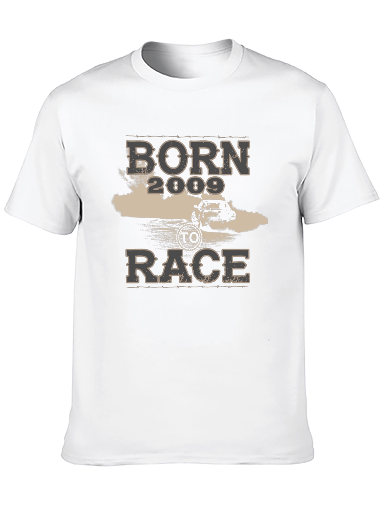 Born to Race 2009 Black T-Shirt