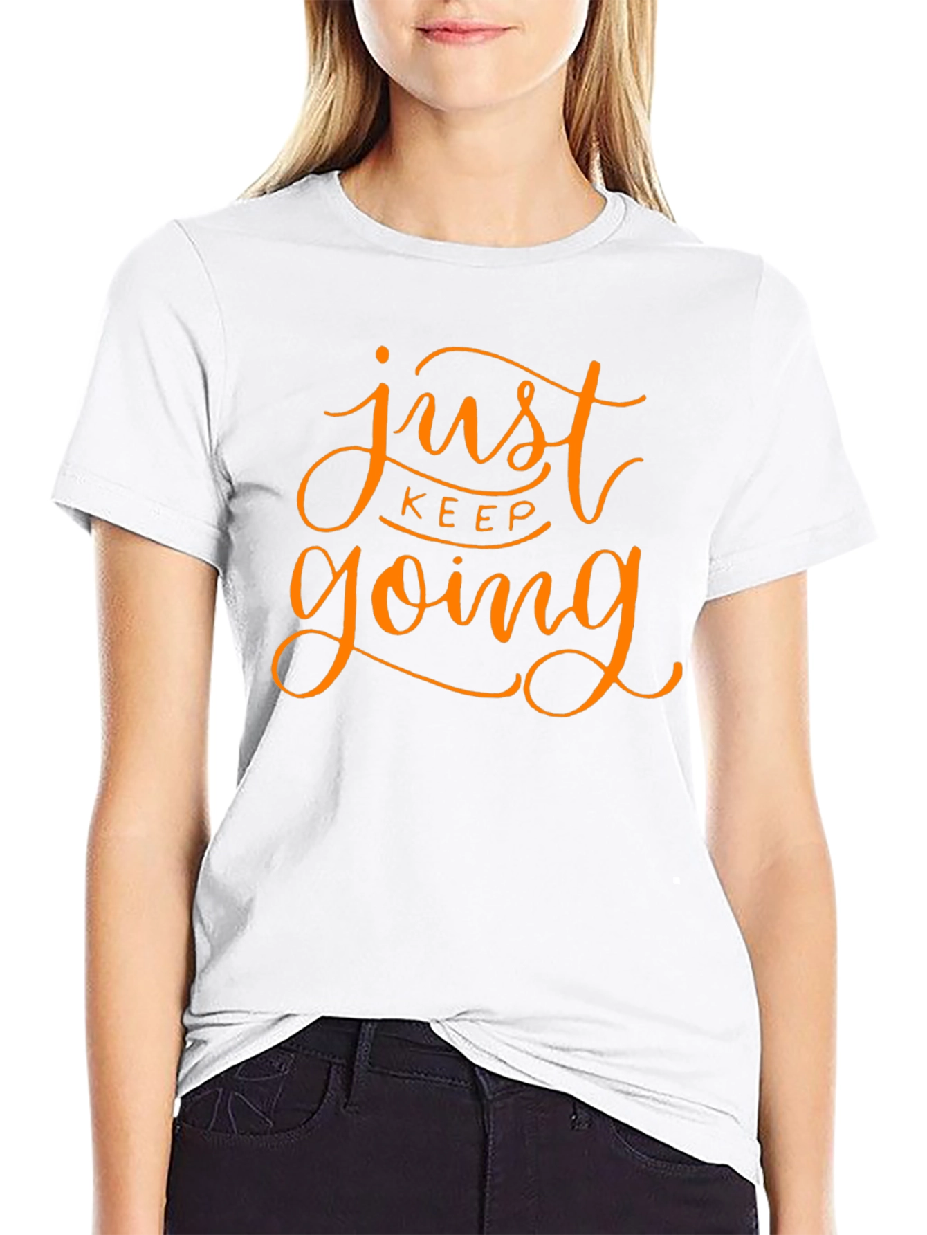 Just Keep Going Graphic Tee - Motivational T-Shirt