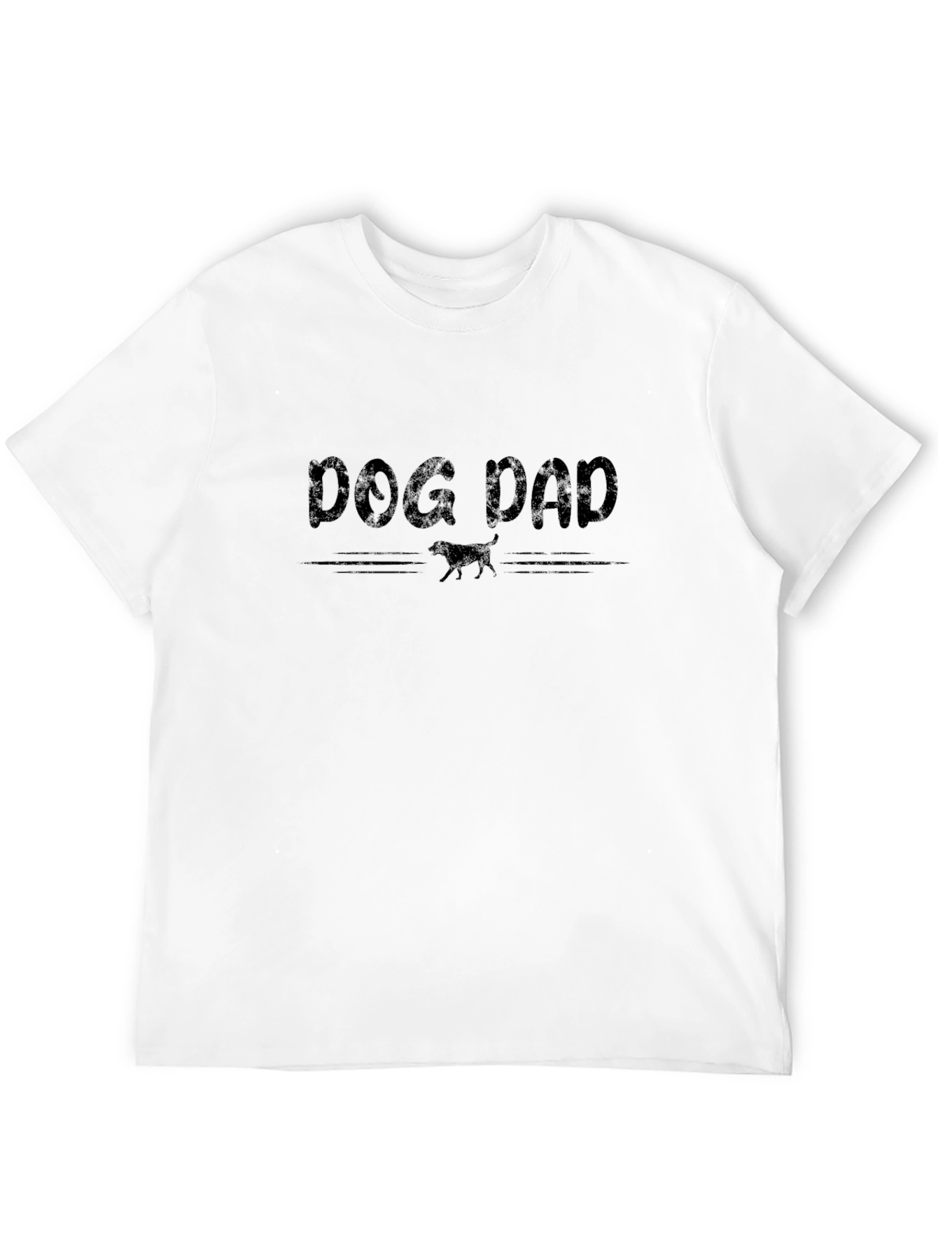 Dog Dad T-Shirt -  Mens Short Sleeve Crew Neck