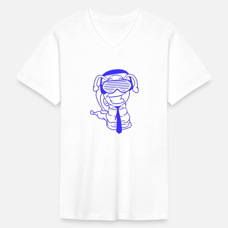 Cool DJ Snail Tie Grinning Smiling Music Party Fun