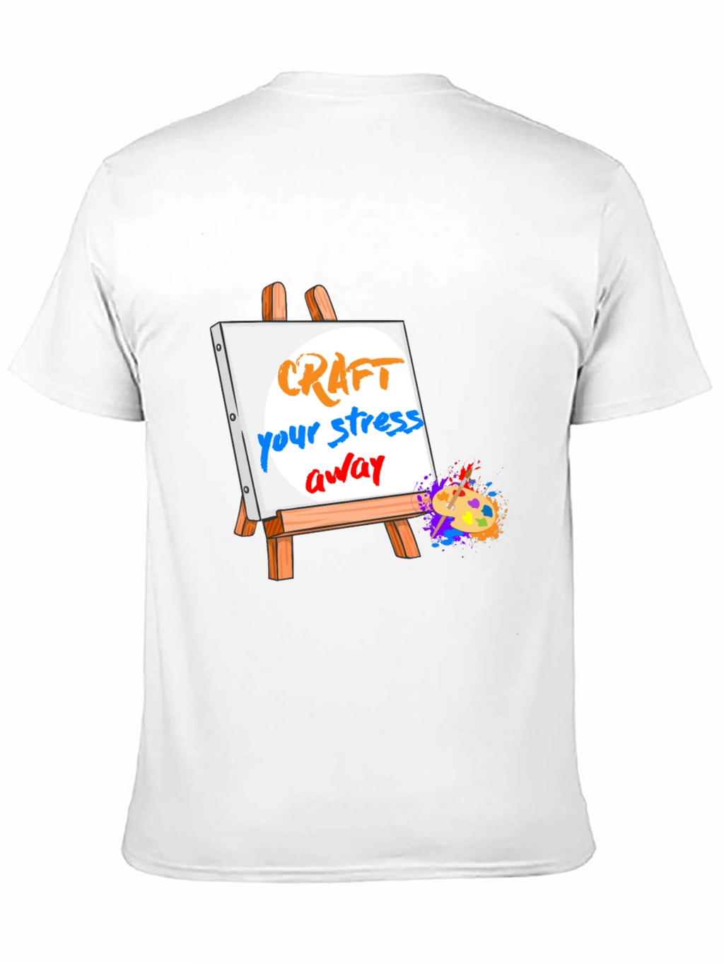 Craft Your Stress Away Black T-Shirt