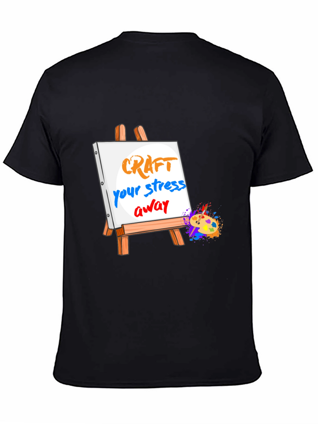 Craft Your Stress Away Black T-Shirt